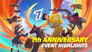 7th Anniversary Event Highlights  Free Fire Official [upl. by Hatch221]