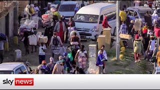 South Africa violence Troops deployed onto the streets to quell mass looting [upl. by Anairdna]