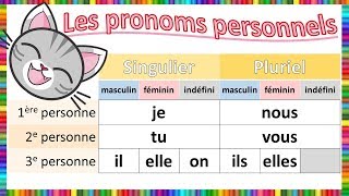 Les pronoms personnels [upl. by Lucier]