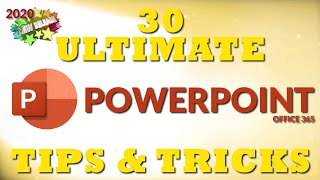 30 Ultimate PowerPoint Tips and Tricks for 2020 [upl. by Adnirb]