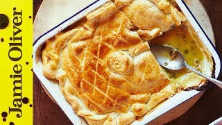 Jamies Quick Chicken amp Mushroom Pie [upl. by Belshin137]