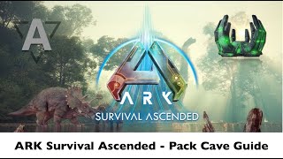 ARK Survival Ascended  Pack Cave Guide [upl. by Kaczer]