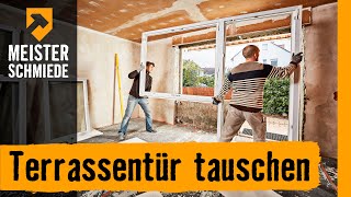 Terrassentür tauschen  HORNBACH Meisterschmiede [upl. by Illom117]