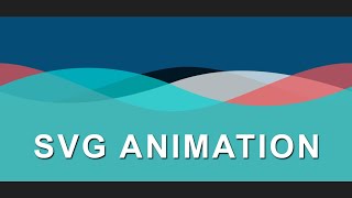 Create wave Animation using SVG and CSS  Pure SVG Path Wave Animation [upl. by Grimes291]