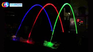 Laminar Jumping Jet Fountain with Builtin LED Light [upl. by Atiluap]