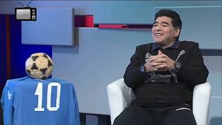 Maradona ritorna a Napoli intervista esclusiva a Sport N [upl. by Ardnuek]