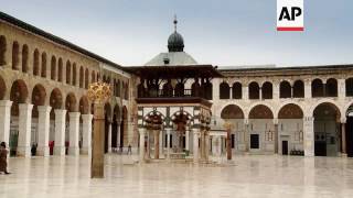 A rare look inside the ancient Omayyad Mosque of Damascus [upl. by Ashjian]