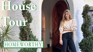 HOUSE TOUR  A 100 YearOld Spanish Home in the Hollywood Hills [upl. by Blasien157]