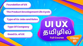 Free UX UI Design Course In Tamil [upl. by Xantha]