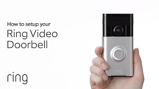 How to Set Up Your Ring Video Doorbell  Ring [upl. by Dorraj]