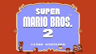 Super Mario Bros 2  Complete Walkthrough [upl. by Naejamron441]