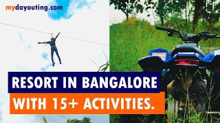 Resorts in Bangalore  15 Adventure Games  Hill View  Resorts near Bannerghatta road Bangalore [upl. by Ecirpac913]