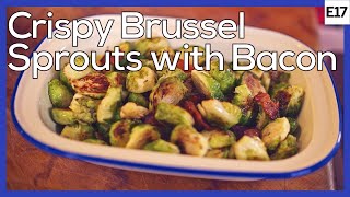 Crispy Brussel Sprouts with Bacon [upl. by Un288]