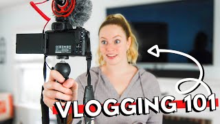 HOW TO VLOG For Beginners  Tips to make better vlogs amp become a SUCCESSFUL VLOGGER on YouTube [upl. by Erlin]