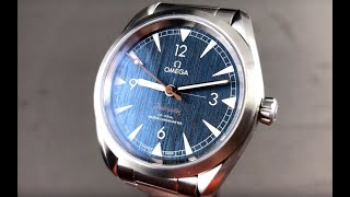 Omega Seamaster Railmaster quotBlue Jeansquot 22010402003001 Omega Watch Review [upl. by Yarazed]