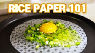 4 NEW Ways to Enjoy Rice Paper [upl. by Cowey]