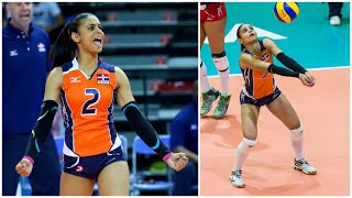 Winifer Fernandez  Beautiful and Talented Volleyball Libero HD [upl. by Savadove]