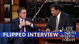 Neil DeGrasse Tyson Interviews Stephen Colbert [upl. by Eidolem]