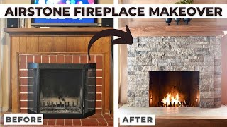 AirStone Fireplace Makeover [upl. by Masry]