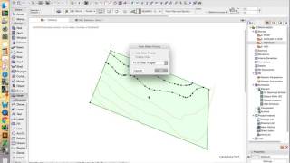 ARCHICAD  MESH TOOL  02 DEFINING CONTOUR LEVELS [upl. by Ecyal69]