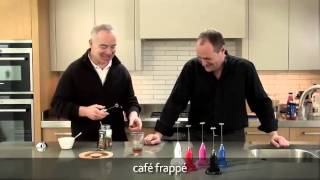 How to make a frappé coffee using an aerolatte milk frother [upl. by Ariajay293]