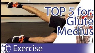 Top 5 Gluteus Medius Exercises [upl. by Nelie]