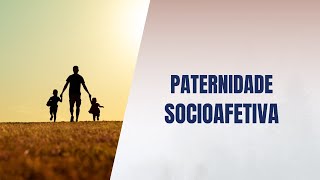 Paternidade socioafetiva [upl. by Ilise813]