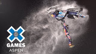 Snowmobile Freestyle FULL BROADCAST  X Games Aspen 2018 [upl. by Zumstein]