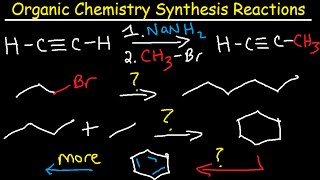 Organic Chemistry Synthesis Reactions  Examples and Practice Problems  Retrosynthesis [upl. by Htabazile974]