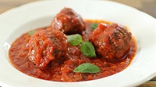 Meatballs in Tomato Sauce Recipe [upl. by Nnanaej]