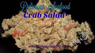 Easy Delicious Crab Seafood Salad Recipe How To Make Imitation Crab Salad [upl. by Nueovas579]