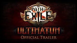 Path of Exile Ultimatum Official Trailer [upl. by Ceporah]