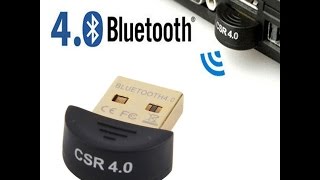 USB Bluetooth V40 адаптер на чипе CSR8510 A10 [upl. by Morley]