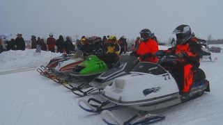 Vintage Snowmobile Racing [upl. by Aidiruy224]