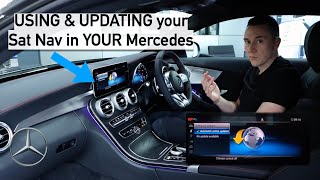 USING amp UPDATING your Sat Nav in YOUR Mercedes [upl. by Mini432]