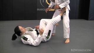 Emily Kwok  Sickle Sweep from Open Guard  BJJ Weekly 056 [upl. by Oilicec]