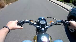 1974 Yamaha RS100 Test Ride [upl. by Sansen]