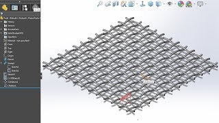 Solidworks tips 22 Wire Mesh Tutorial [upl. by Enaj558]