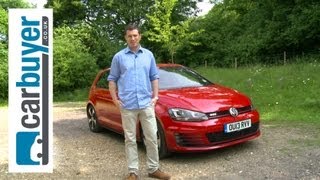 Volkswagen Golf GTI MK7 hatchback 2013 review  CarBuyer [upl. by Ermeena]