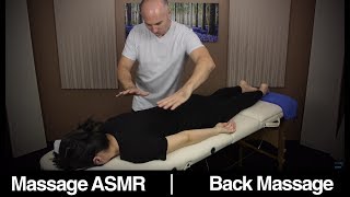 ASMR Massage Back Complete Body Relaxation [upl. by Monto149]