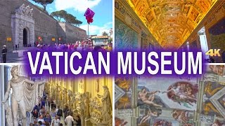 VATICAN MUSEUM  VATICAN ROME 4K [upl. by Aun]