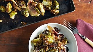 Inas Balsamic Brussels Sprouts  Food Network [upl. by Munt]