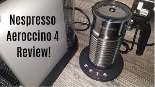 Nespresso Aeroccino 4 Milk Frother Review  Worth upgrading from the Aeroccino 3 [upl. by Zetrauq]