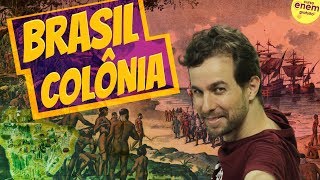 BRASIL COLÔNIA  Resumo de História do Brasil para o Enem [upl. by Maurilia]