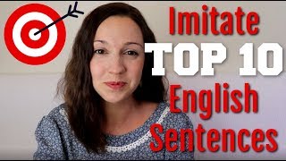 How to Pronounce TOP 10 English Sentences [upl. by Anileme]