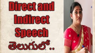 Direct and Indirect Speech English Grammar Video [upl. by Adnaerb]