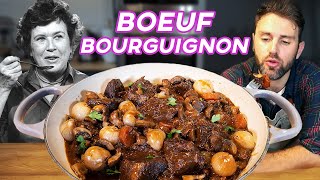 Julia Childs Boeuf Bourguignon  Jamie amp Julia [upl. by Dusza938]