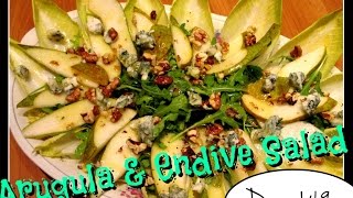 Arugula amp Endive Salad Recipe DAY 149 [upl. by Annayad969]