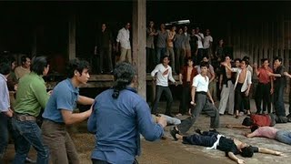 Bruce Lee  The Big Boss fight scene  Ice Factory [upl. by Hakaber800]