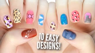 10 Easy Nail Art Designs For Beginners The Ultimate Guide 3 [upl. by Ferna]